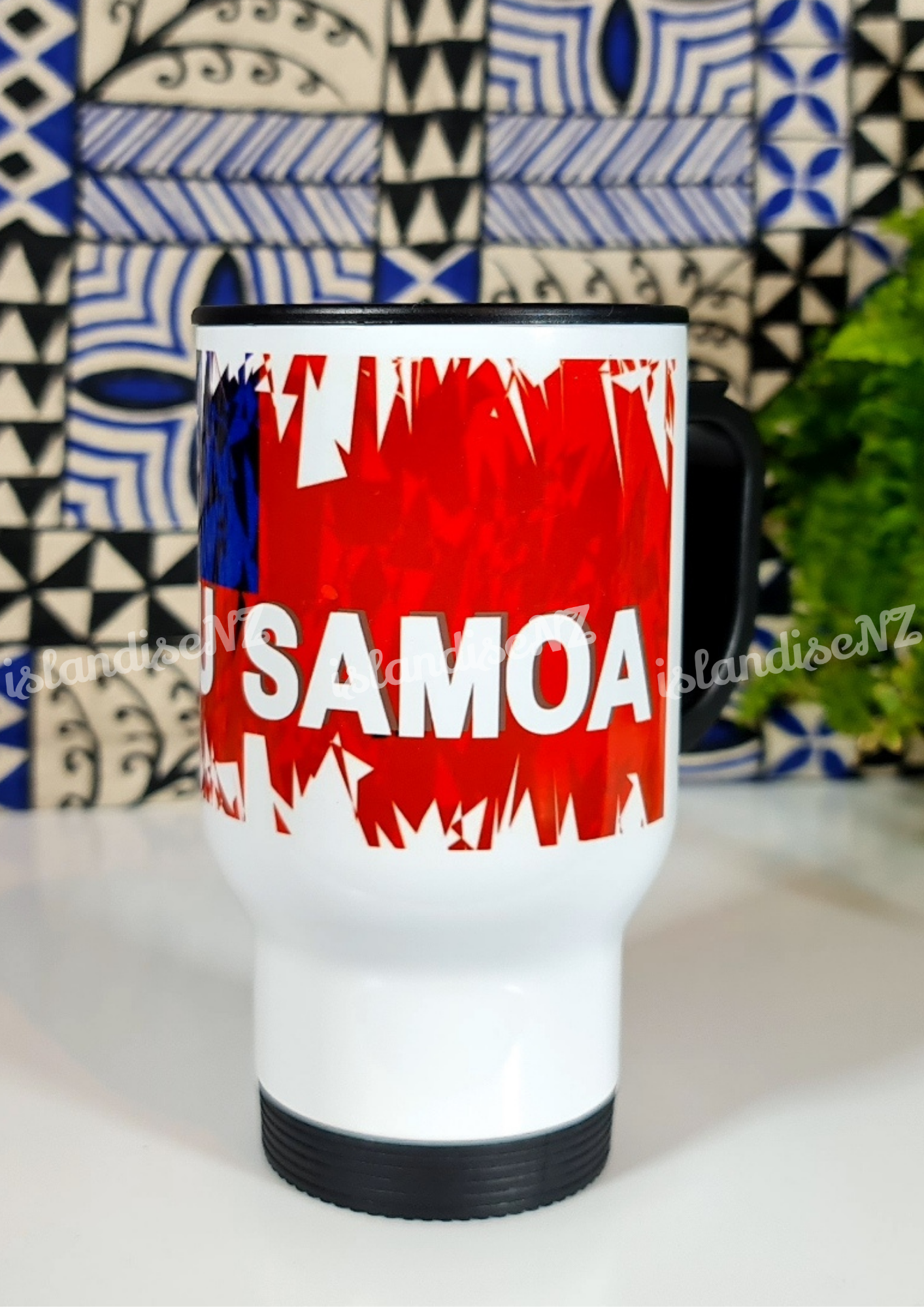 MANU SAMOA - 15oz/440ml Stainless Steel Travel Mug
