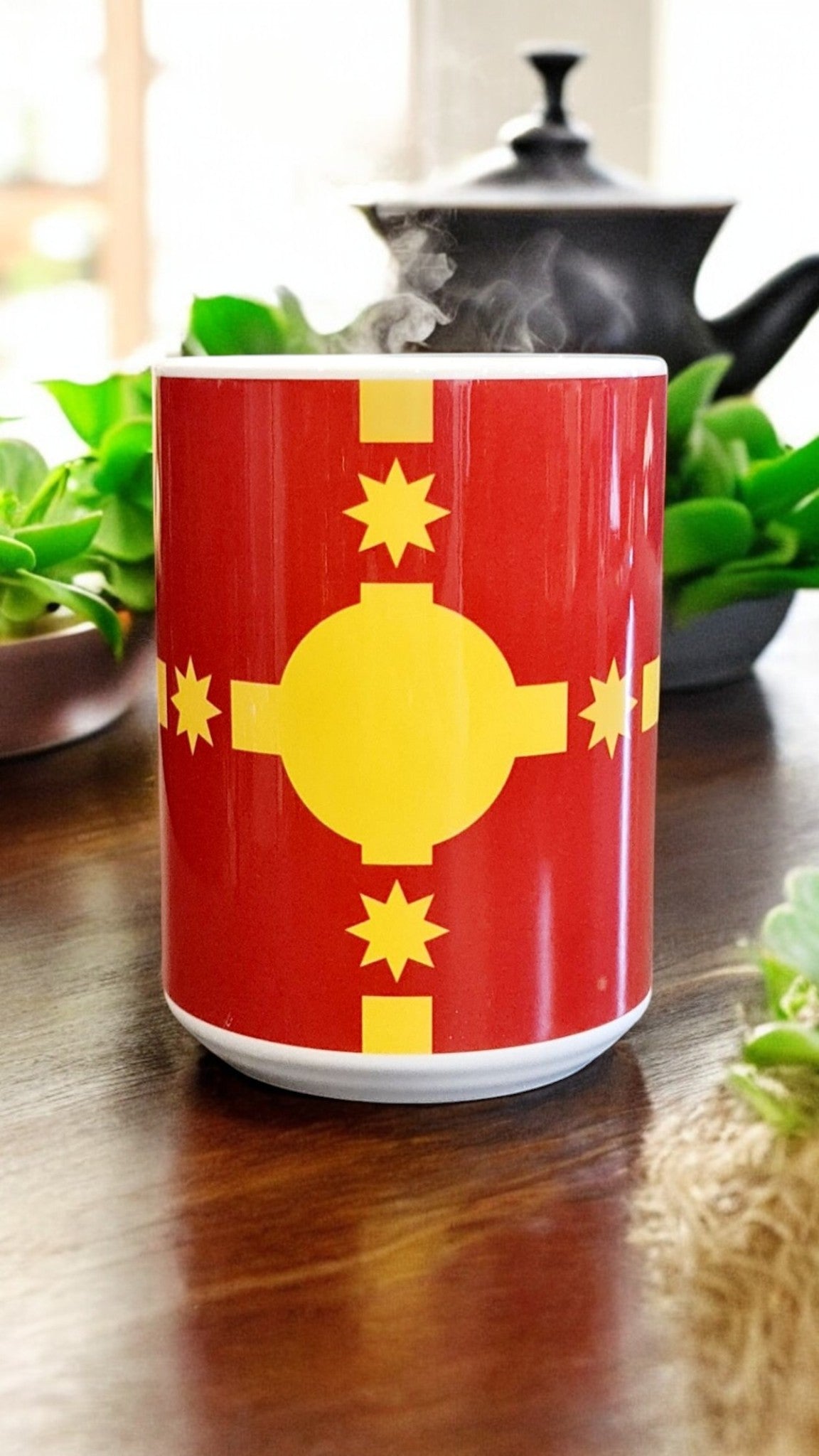 ROTUMA FLAG - 15oz/440ml White Ceramic Mug