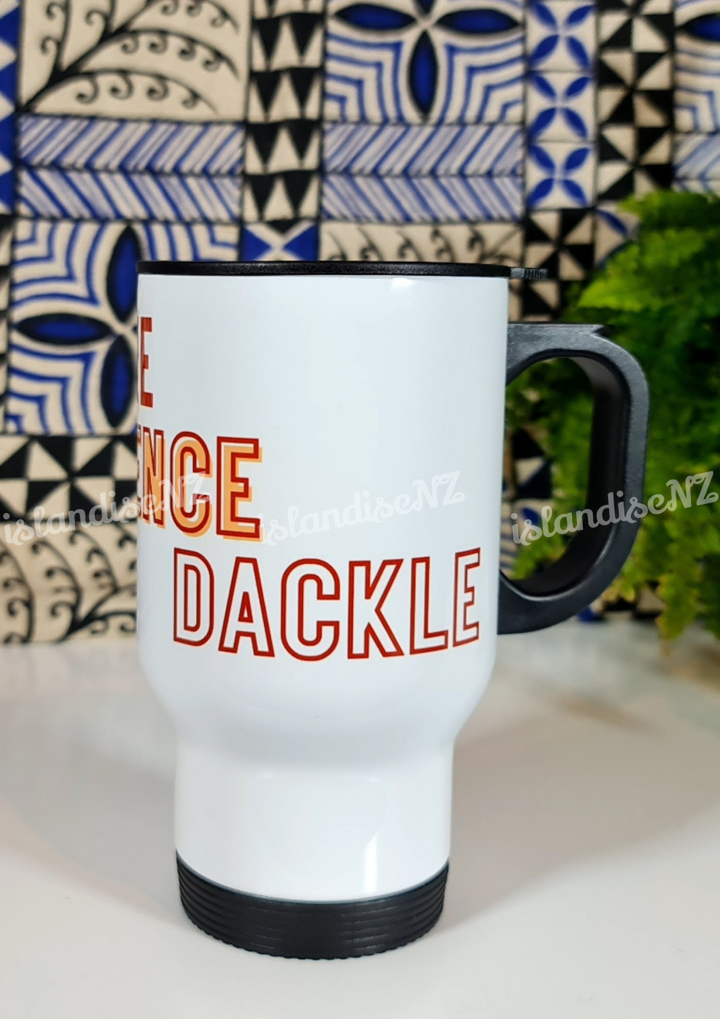 DISCIPLINE, DEFENCE, DACKLE - 15oz/440ml Stainless Steel Travel Mug