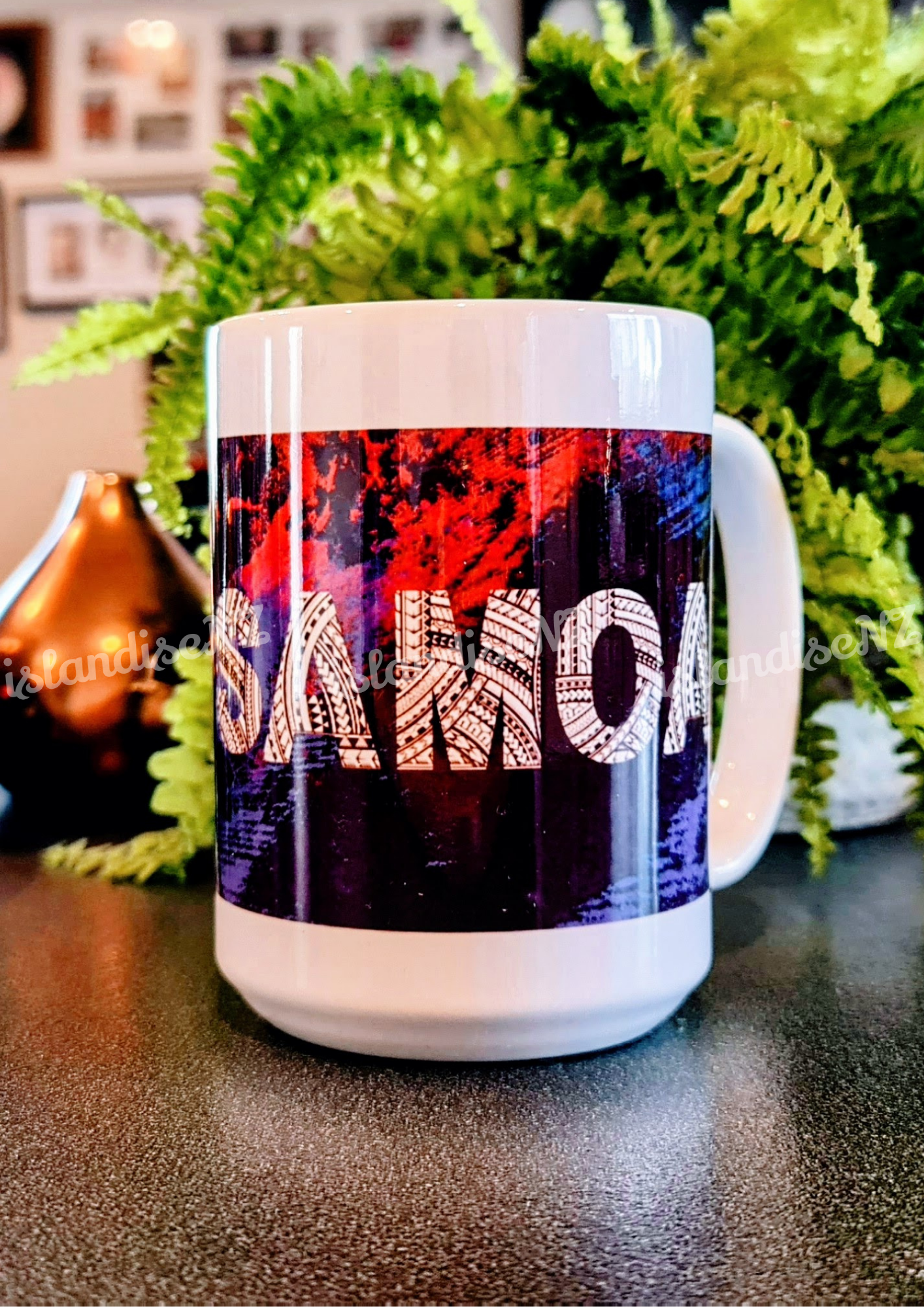 TOA SAMOA 'HERO' - 15oz/440ml White Ceramic Mug