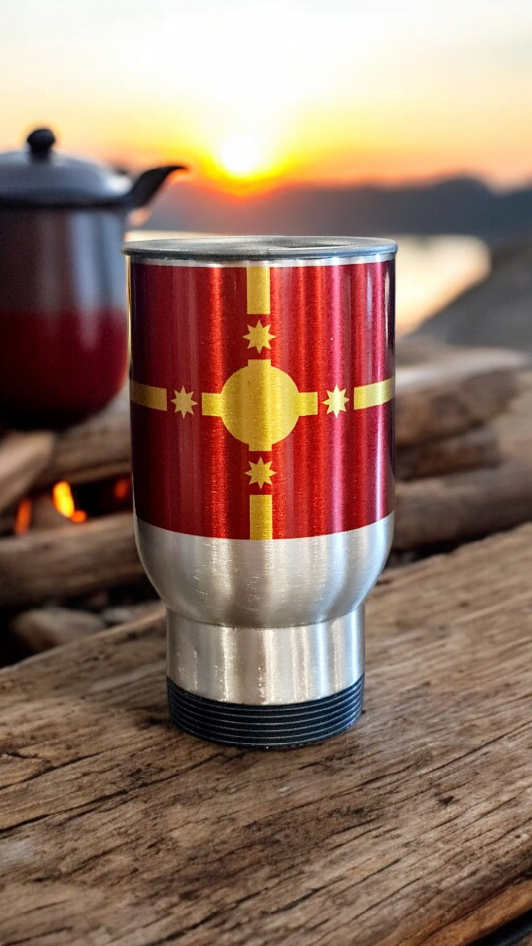 ROTUMA FLAG - 15oz/440ml Stainless Steel Travel Mug