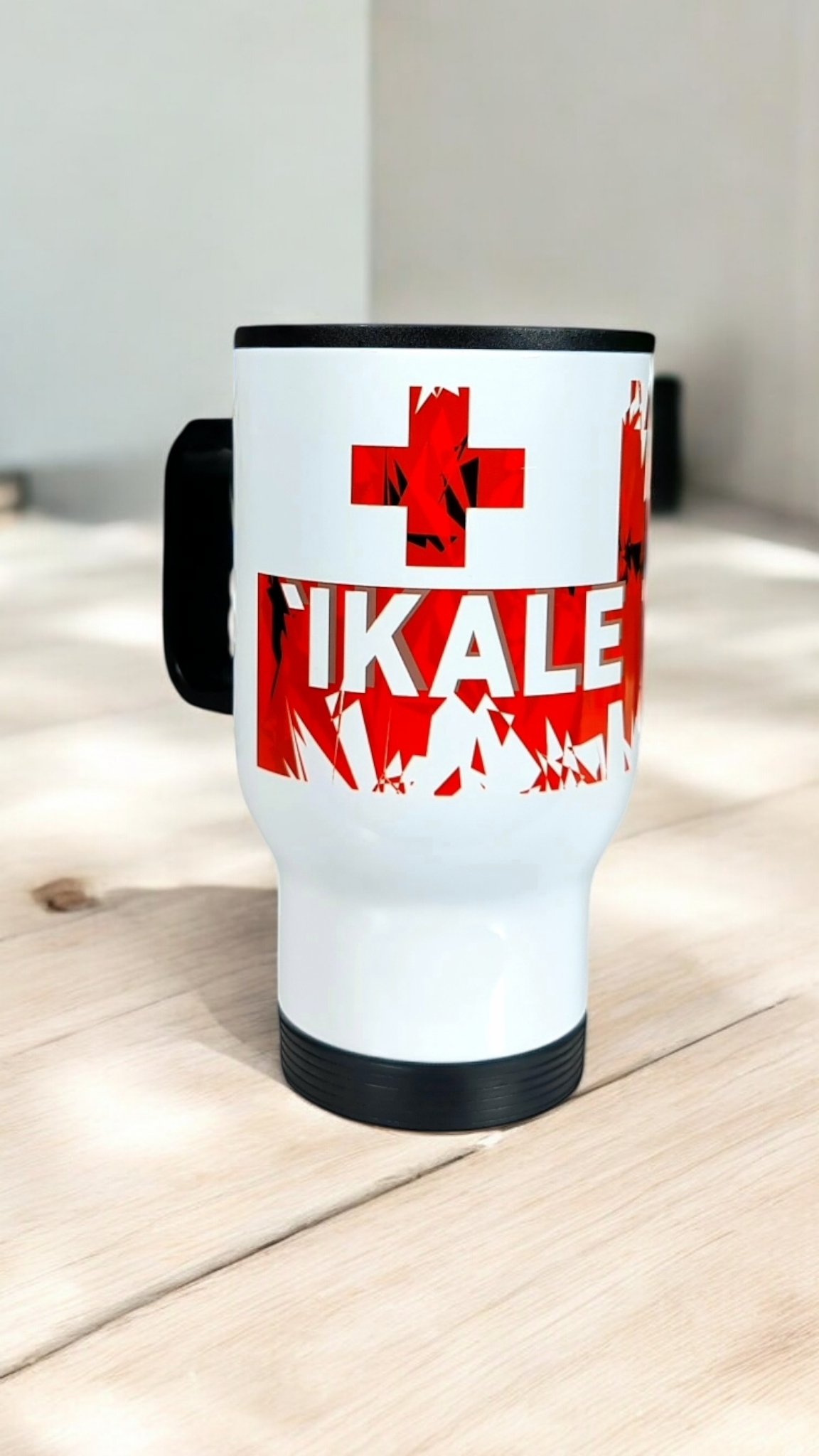 'IKALE TAHI - 15oz/440ml Stainless Steel Travel Mug
