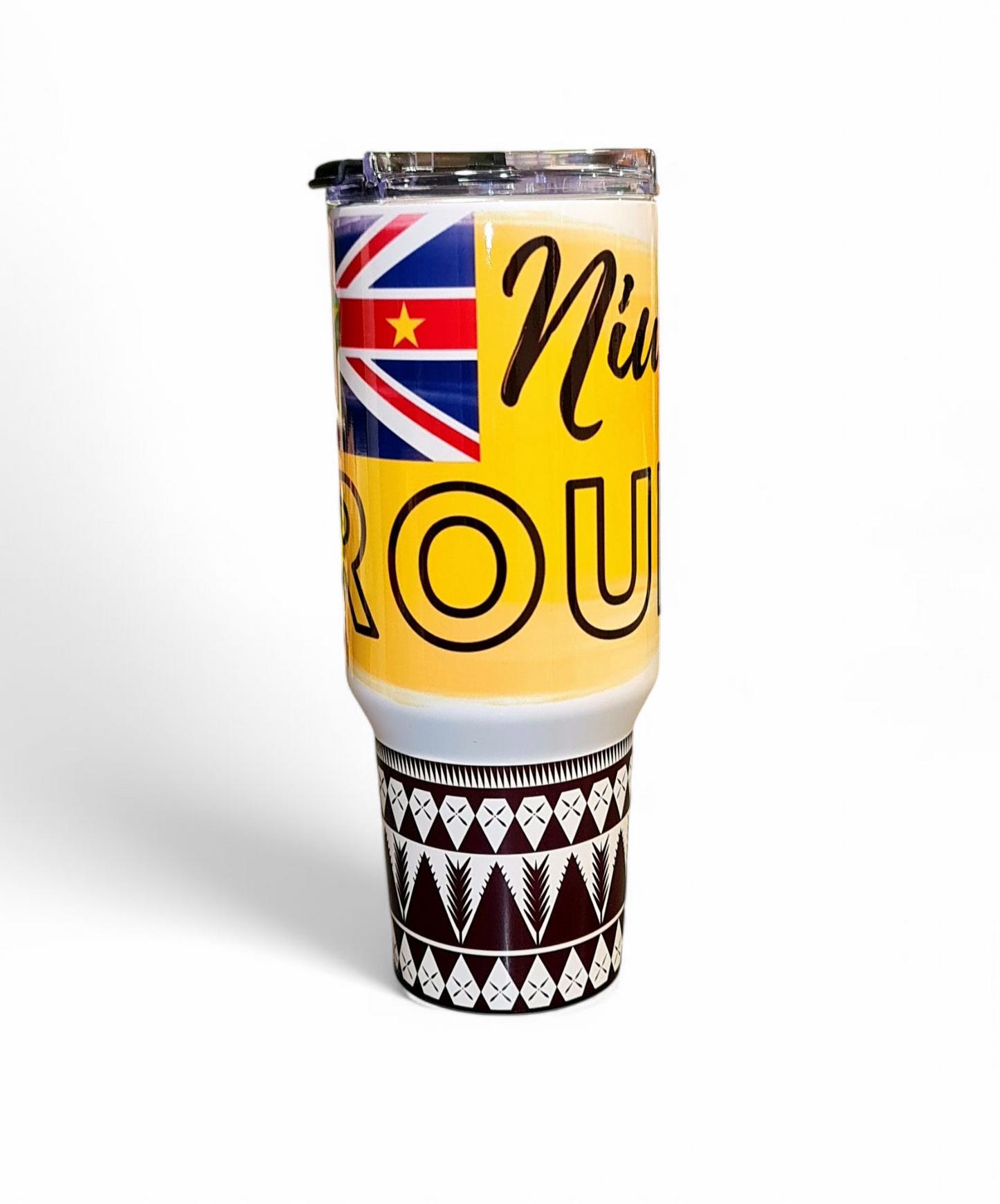 NIUE PROUD - 1.2 Litre/40oz Stainless Steel Tumbler with handle