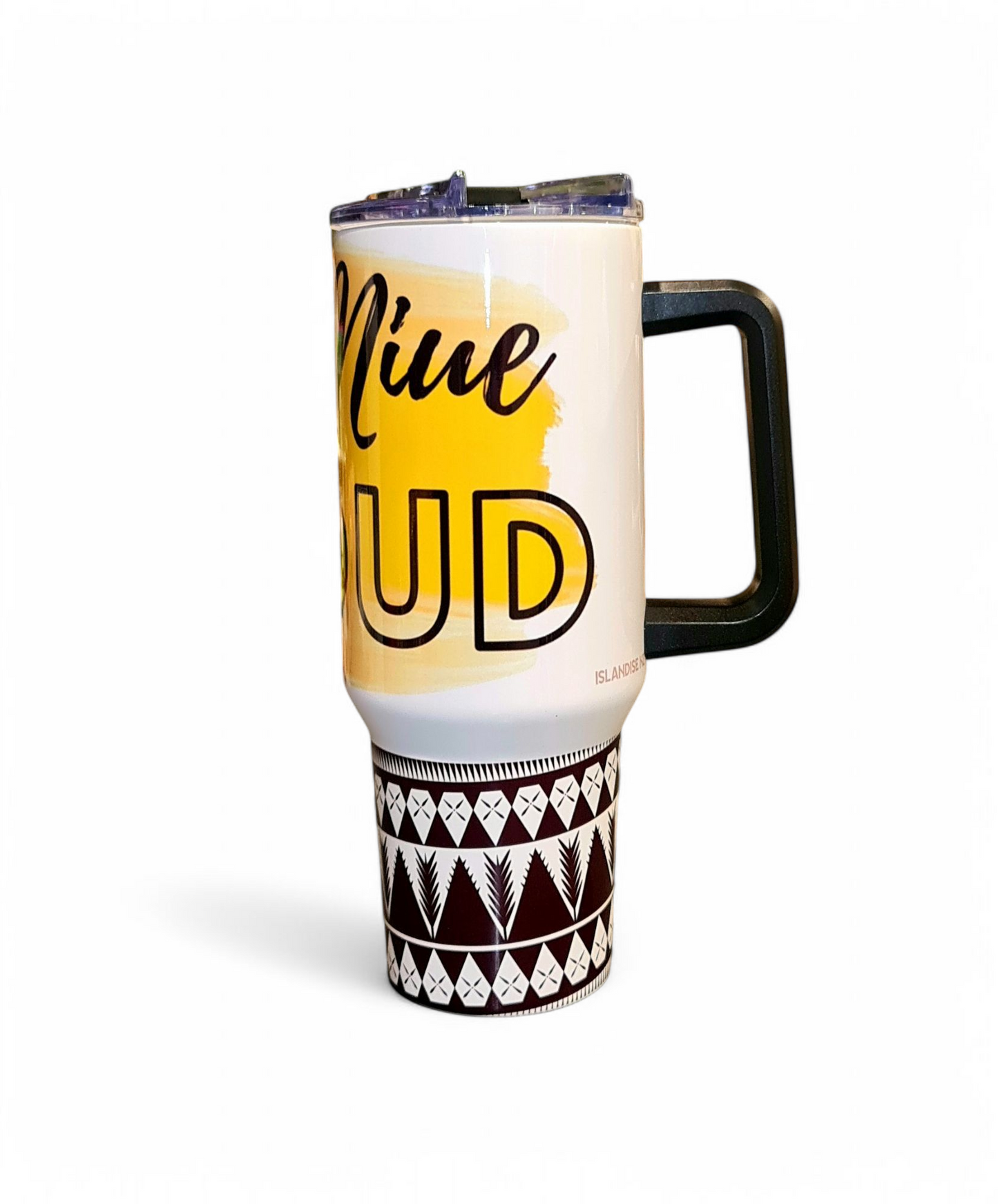 NIUE PROUD - 1.2 Litre/40oz Stainless Steel Tumbler with handle