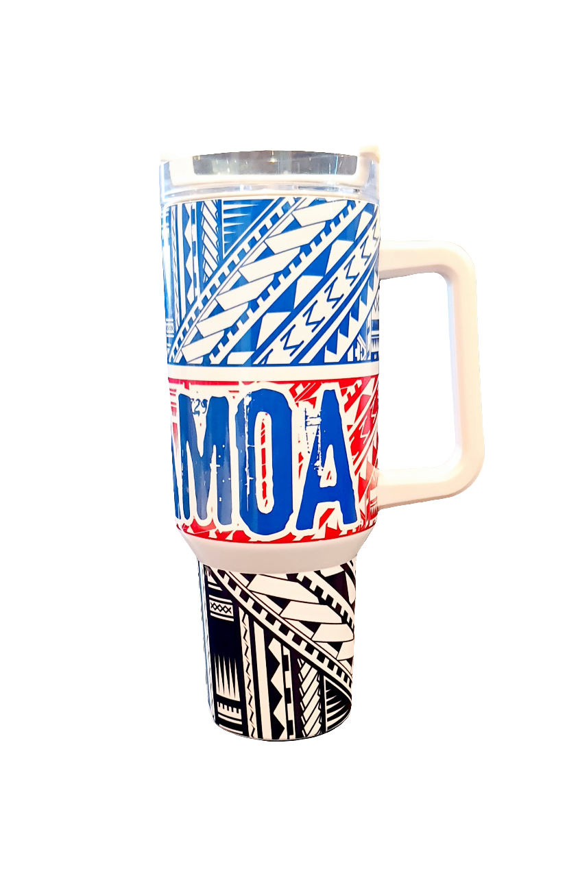 TOA SAMOA MAGIC - 1.2 Litre/40oz Stainless Steel Tumbler with handle