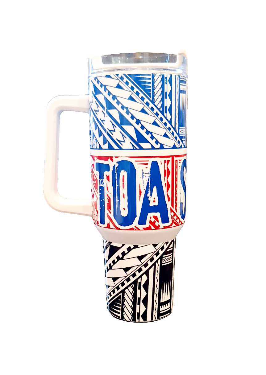TOA SAMOA MAGIC - 1.2 Litre/40oz Stainless Steel Tumbler with handle