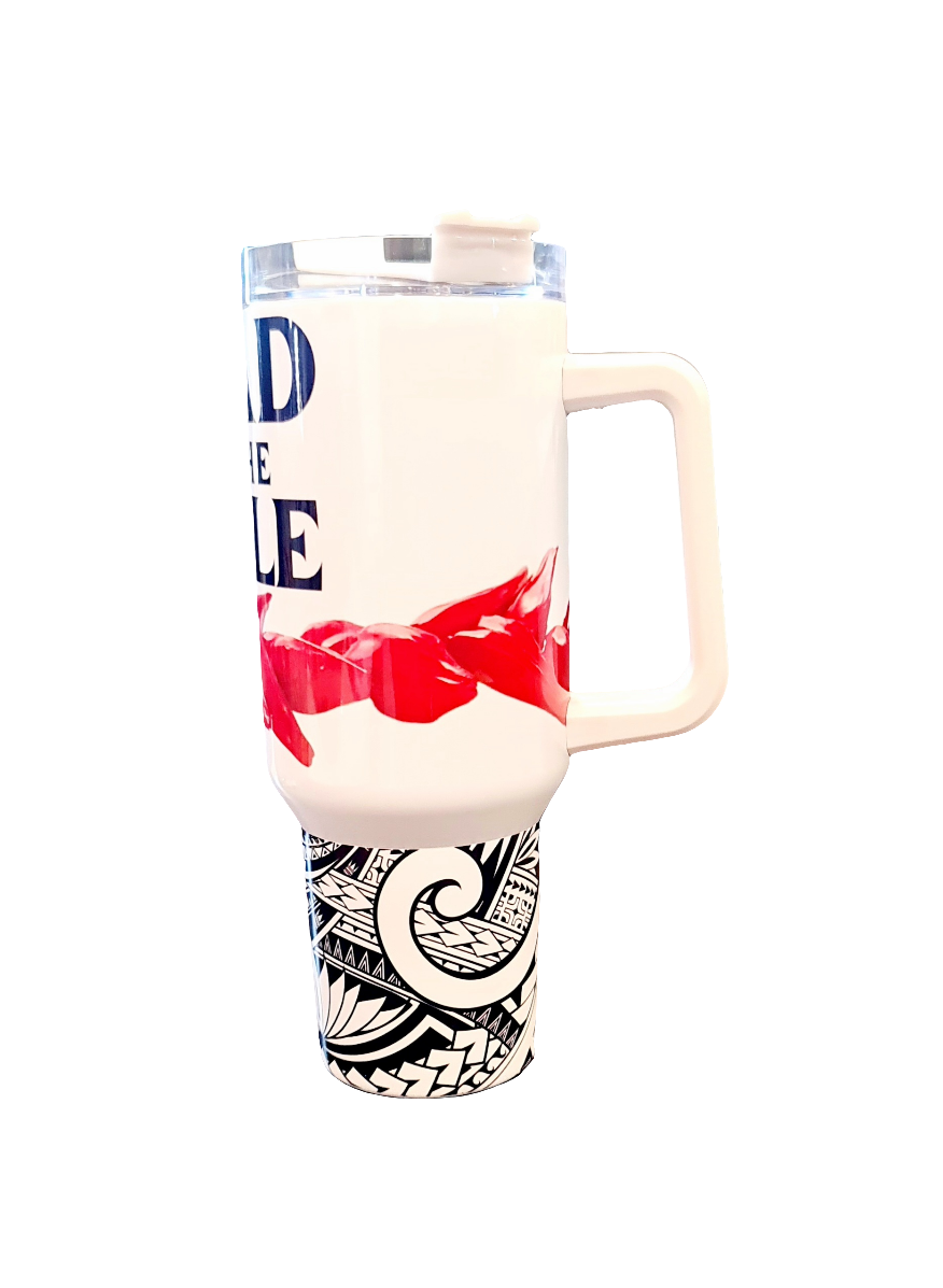 HEAD OF THE TABLE ('Aiga) - 1.2 Litre/40oz Stainless Steel Tumbler with handle