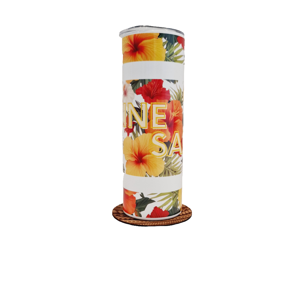 TEINE SAMOA (Yellow) - 20oz/600ml Stainless Steel Tumbler