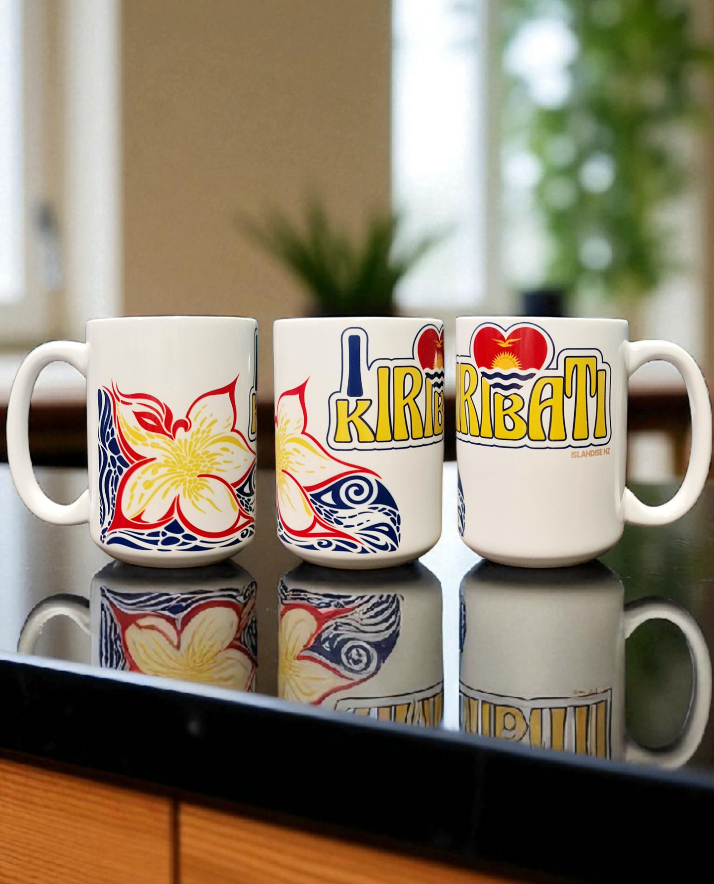 I LOVE KIRIBATI - 15oz/440ml White Ceramic Mug