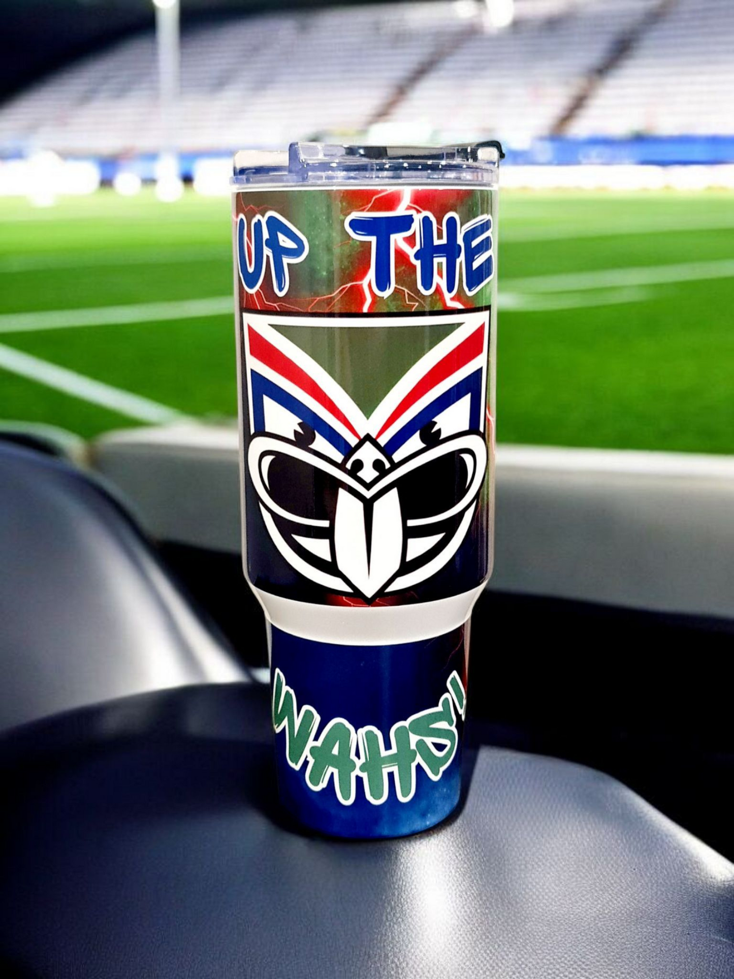 UP THE WAHS! - 1.2Litre/40oz Stainless Steel Tumbler with Handle
