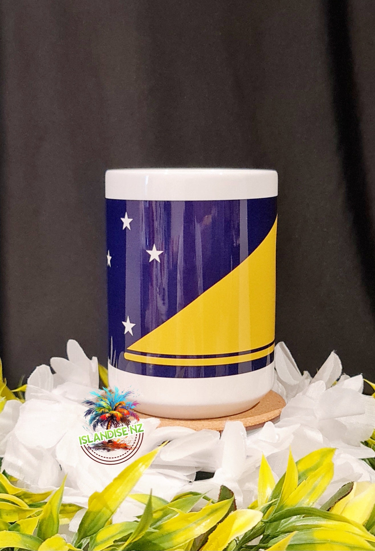 TOKELAU FLAG - 15oz/440ml White Ceramic Mug