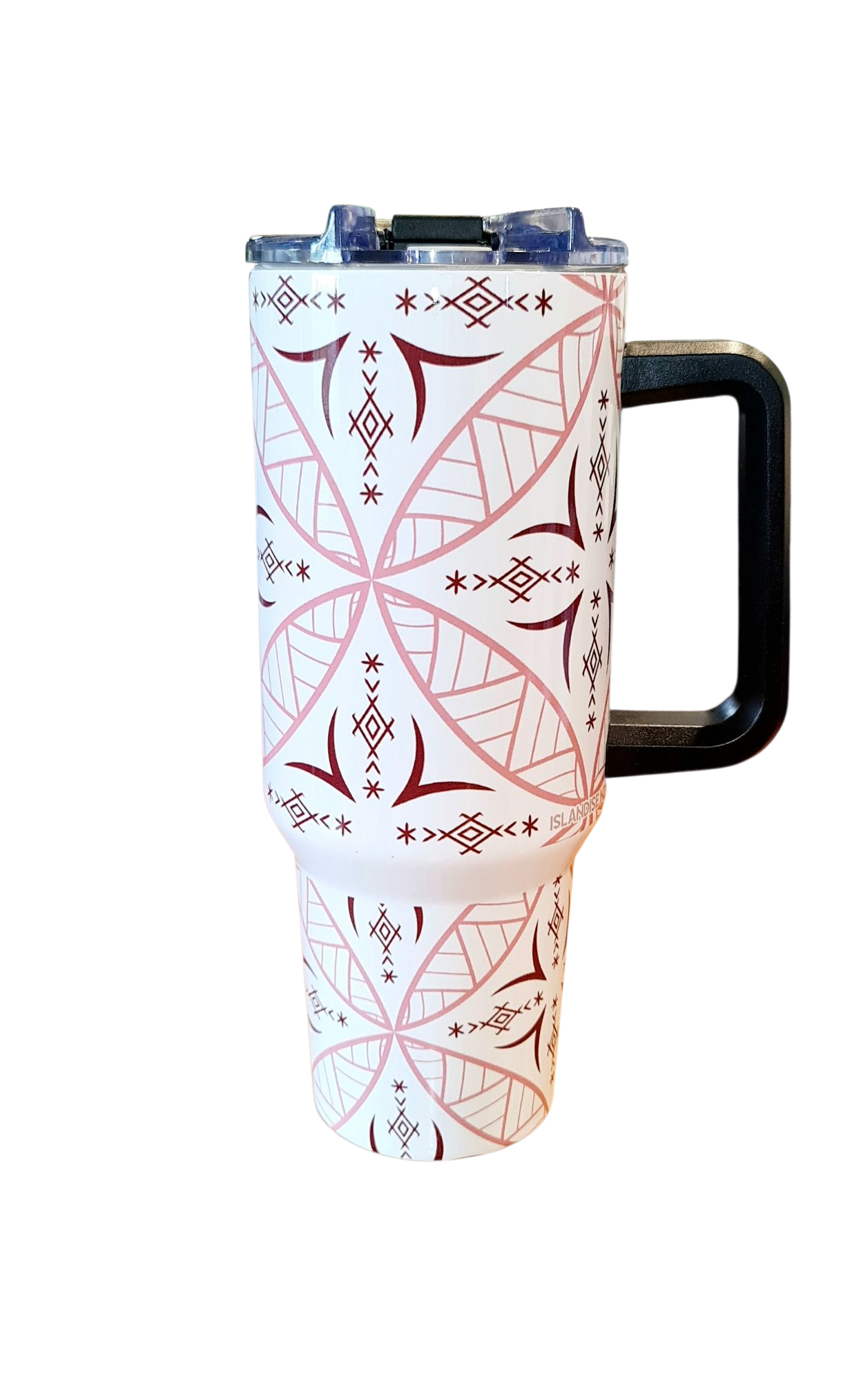 MALU FLOWER - 1.2 Litre/40oz Stainless Steel Tumbler with Handle