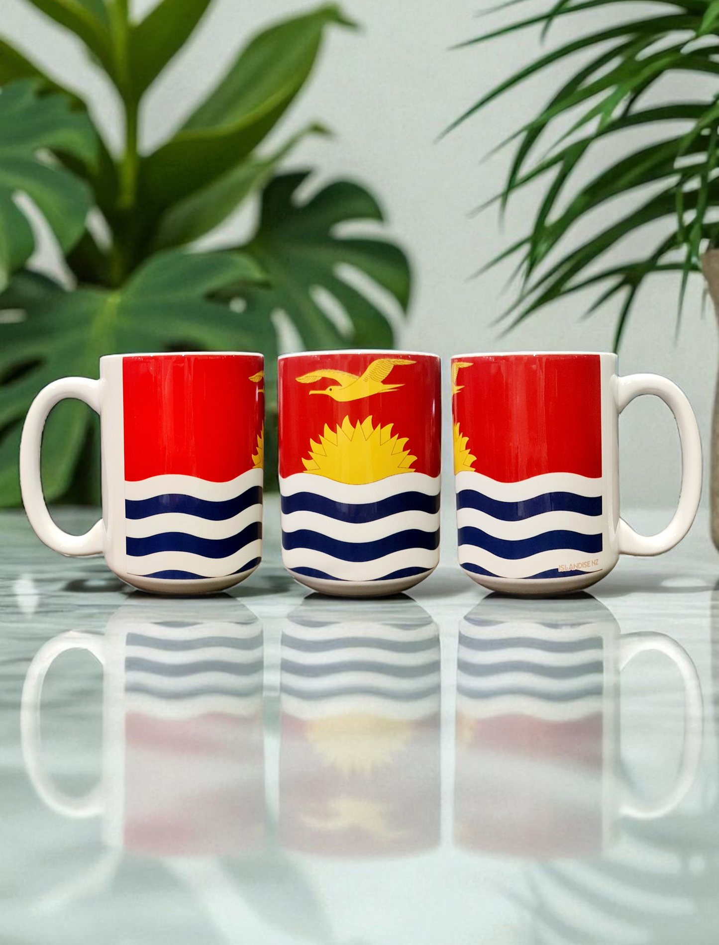 KIRIBATI FLAG - 15oz/440ml White Ceramic Mug