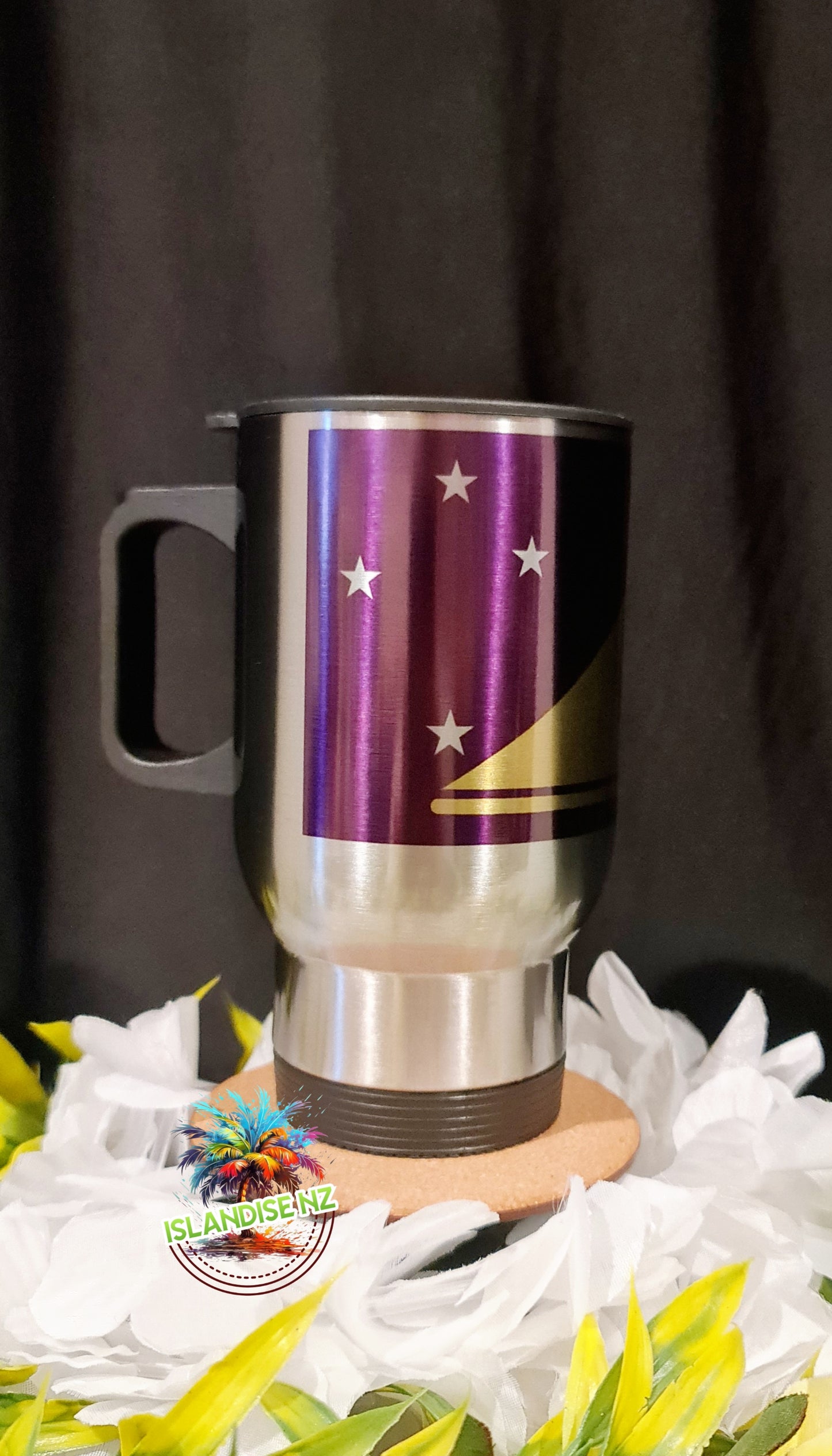 TOKELAU FLAG - 15oz/440ml Stainless Steel Travel Mug