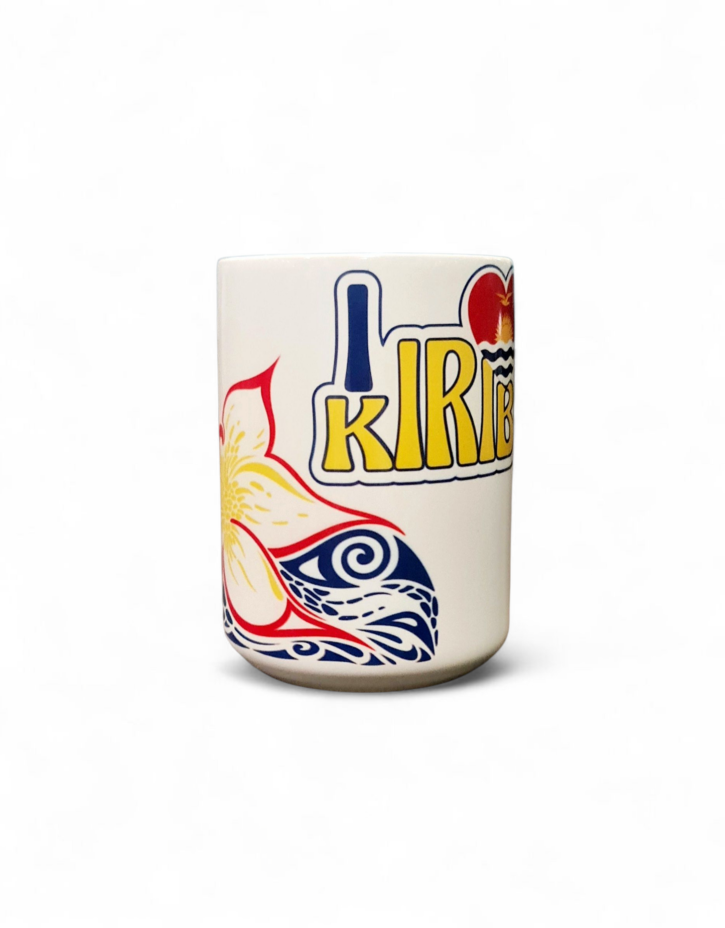 I LOVE KIRIBATI - 15oz/440ml White Ceramic Mug