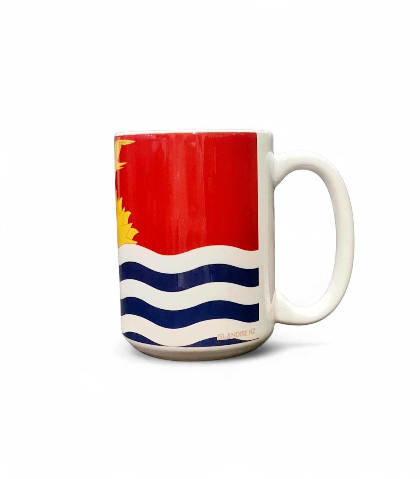 KIRIBATI FLAG - 15oz/440ml White Ceramic Mug