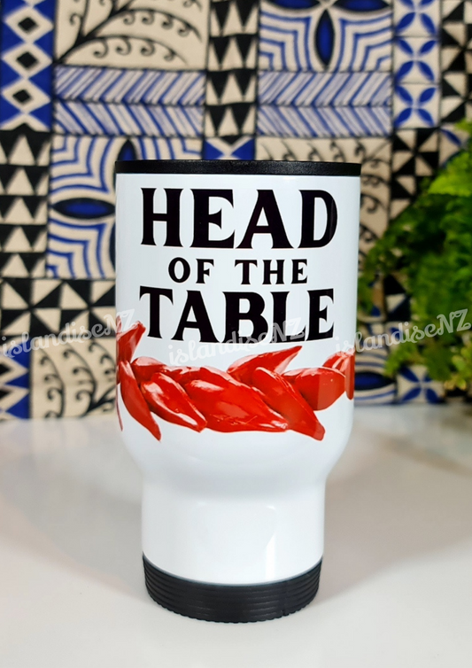 HEAD OF THE TABLE - 15oz/440ml Stainless Steel Travel Mug