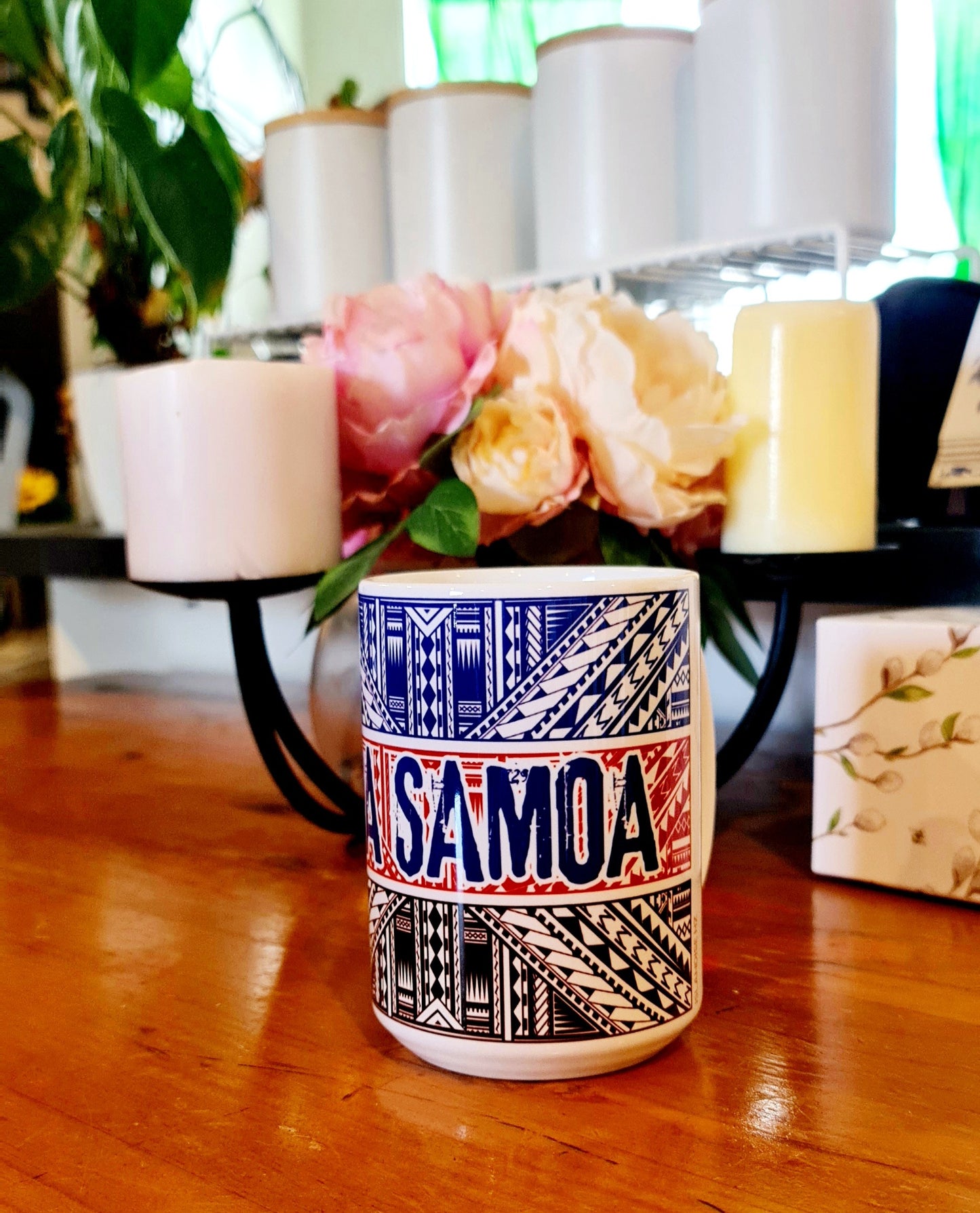 TOA SAMOA 'MAGIC' - 15oz/440ml White Ceramic Mug