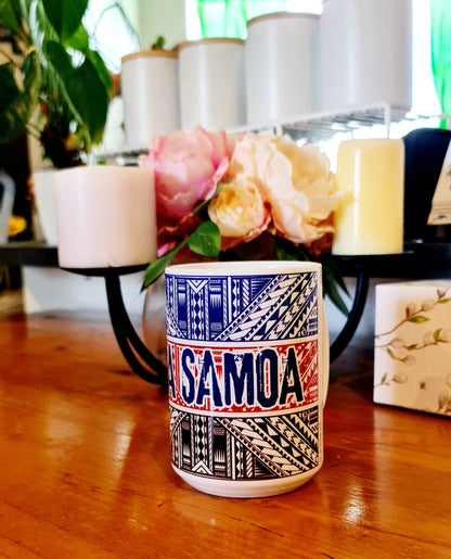 TOA SAMOA 'MAGIC' - 15oz/440ml White Ceramic Mug