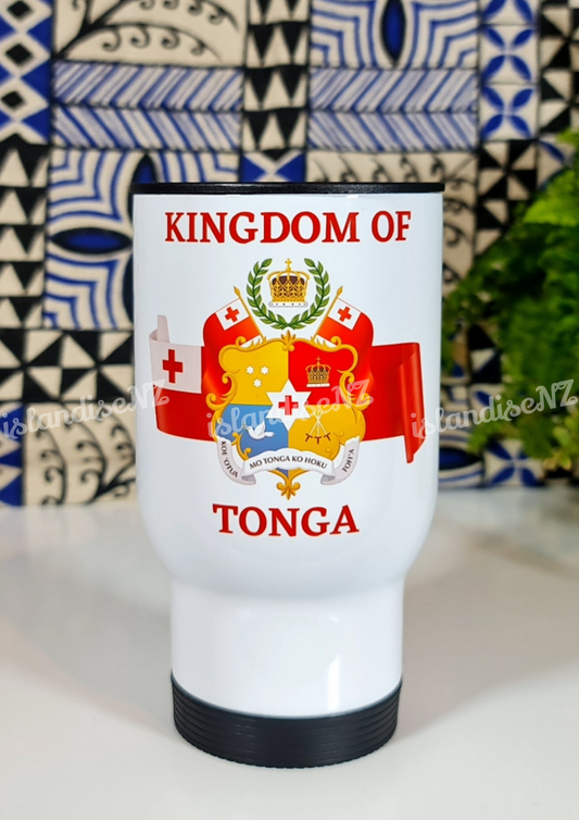 KINGDOM OF TONGA - 15oz/440ml Stainless Steel Travel Mug