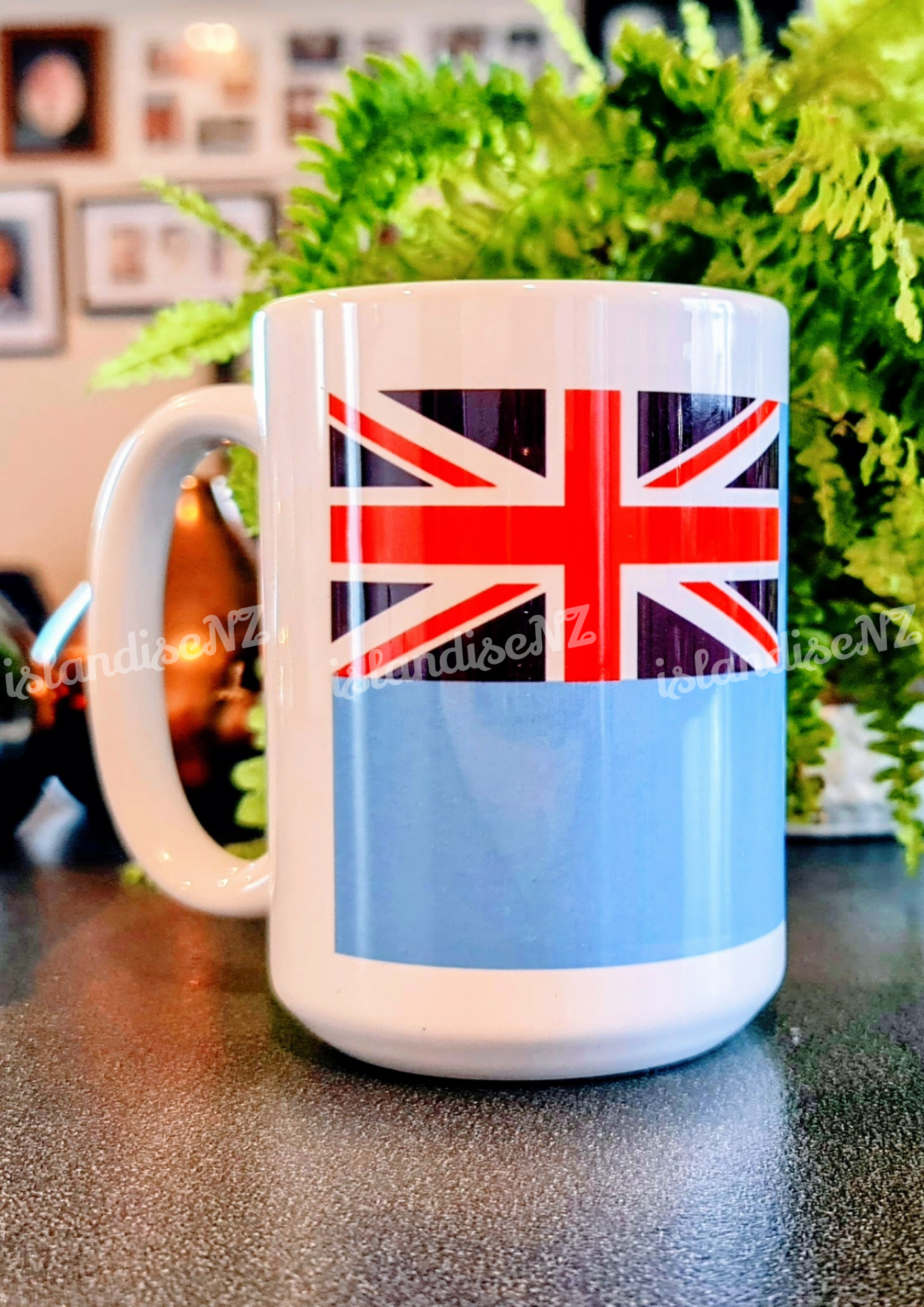 FIJI FLAG - 15oz/440ml White Ceramic Mug