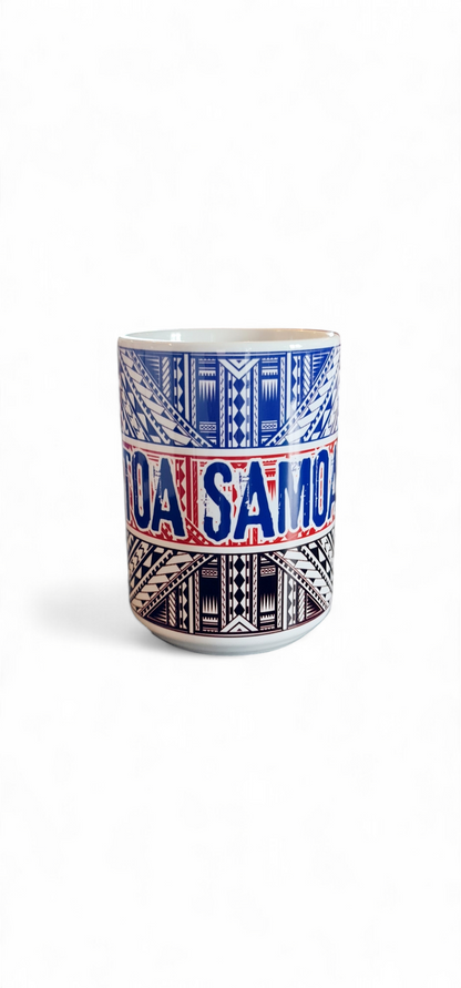 TOA SAMOA 'MAGIC' - 15oz/440ml White Ceramic Mug