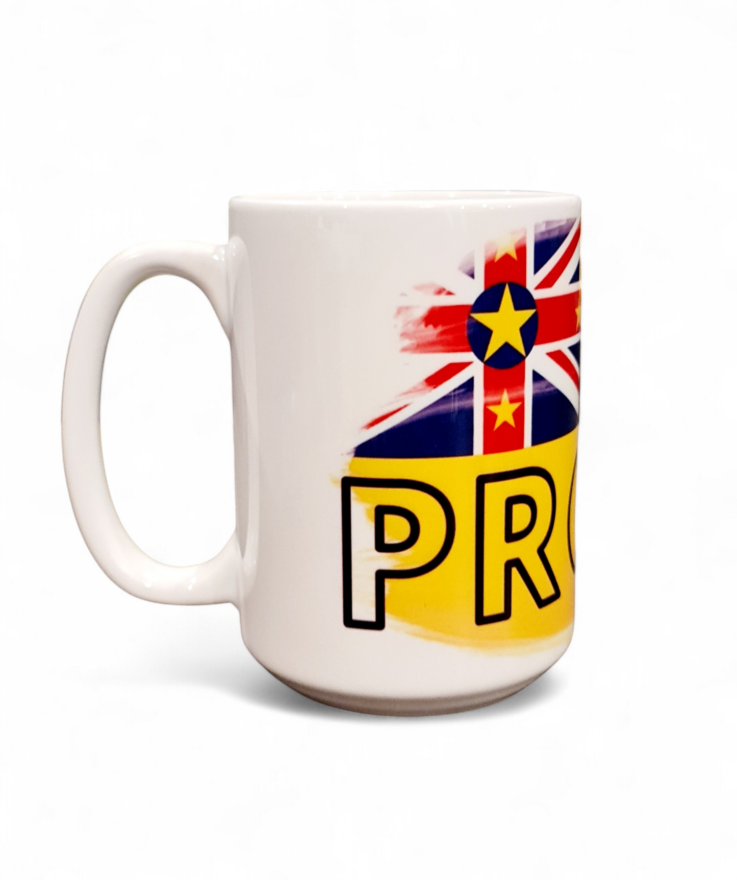 NIUE PROUD - 15oz/440ml White Ceramic Mug