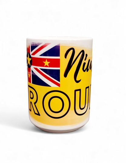 NIUE PROUD - 15oz/440ml White Ceramic Mug