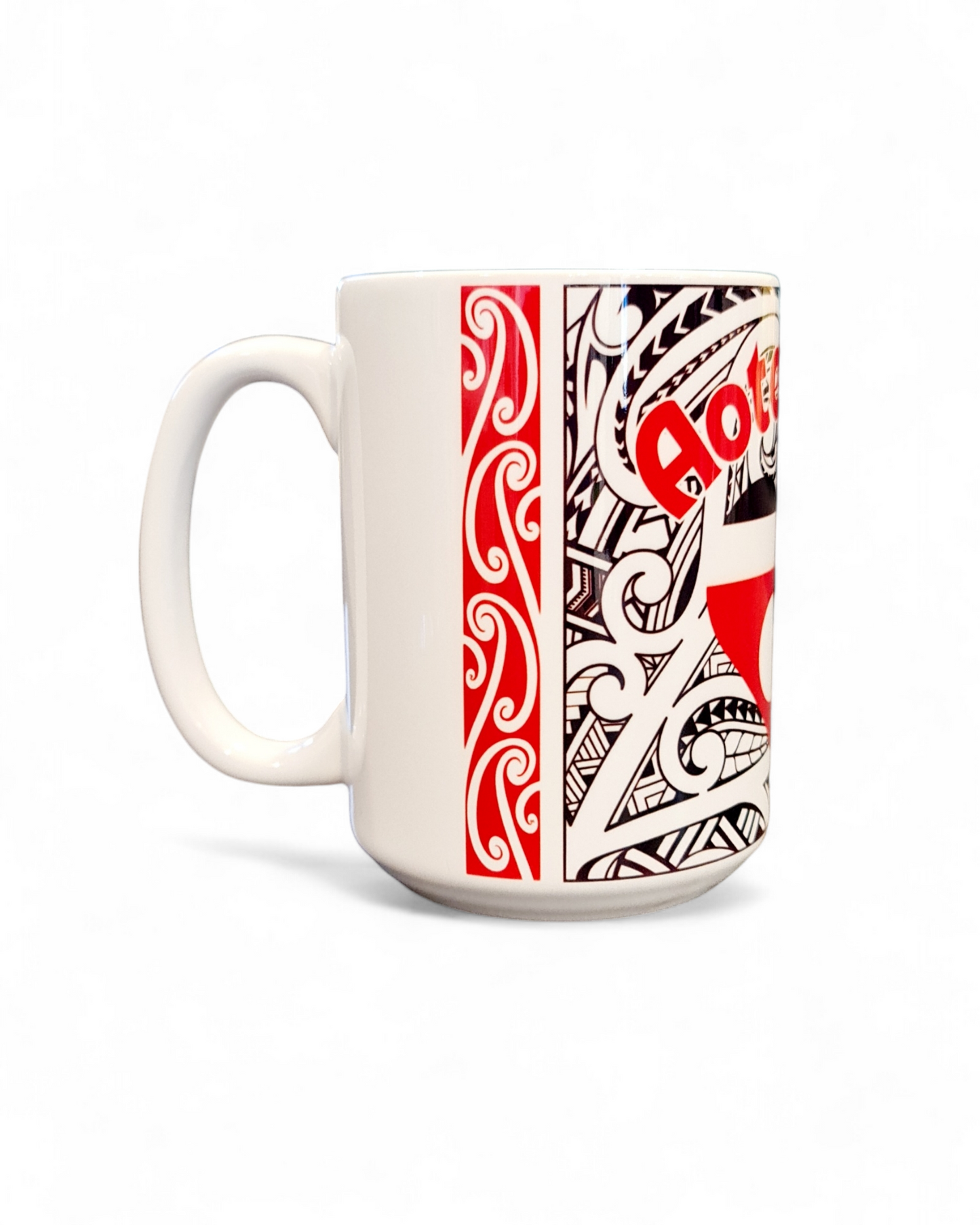 AOTEAROA ❤️ - 15oz/440ml White Ceramic Mug