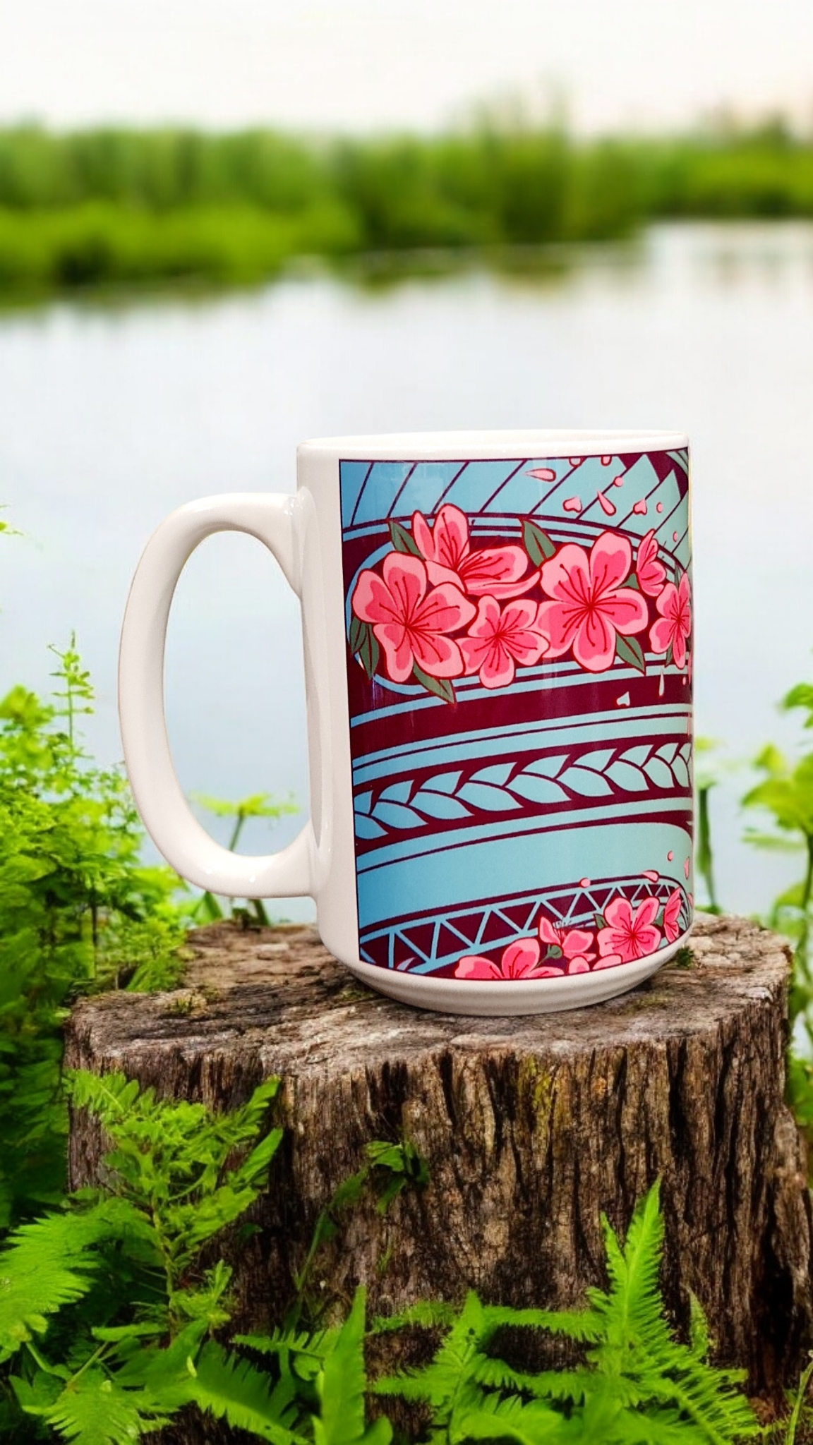 AUTE PASIFIKA - 15oz/440ml White Ceramic Mug