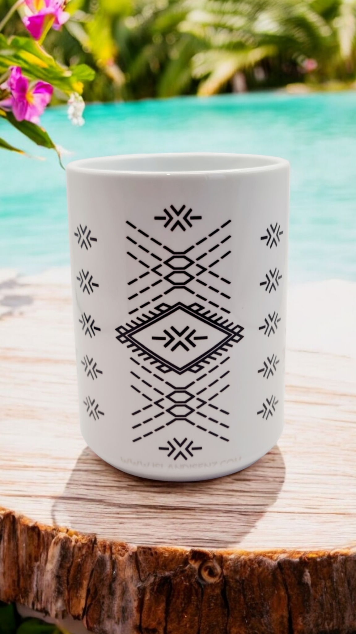 MALU - 15oz/440ml White Ceramic Mug