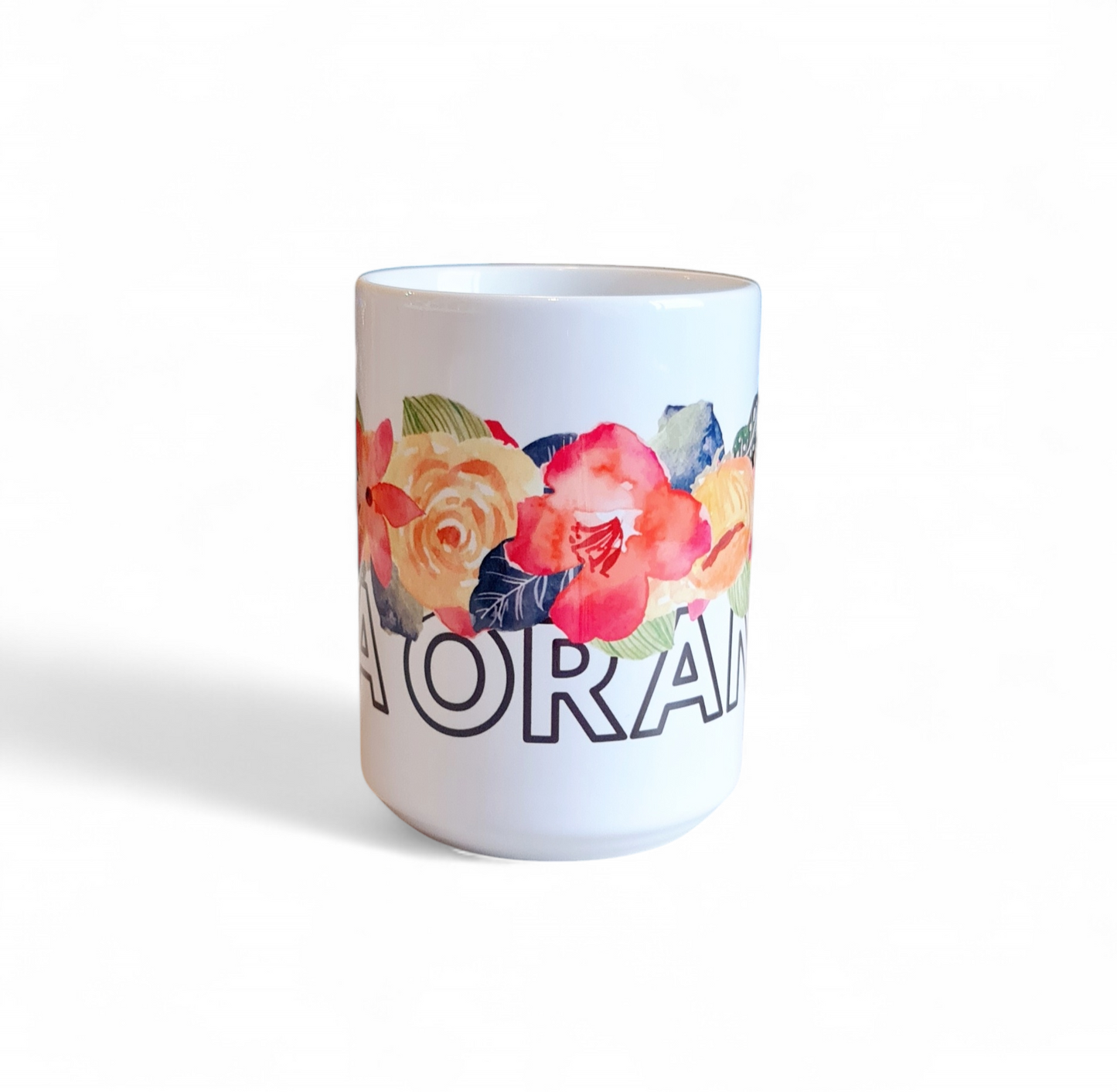 KIA ORANA - 15oz/440ml White Ceramic Mug