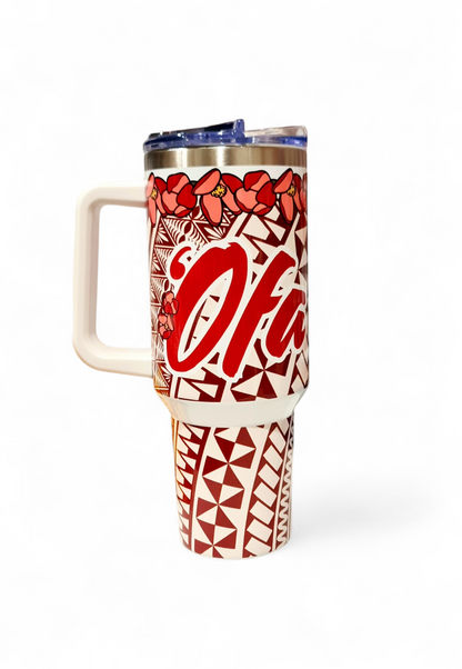 'OFA ATU - 1.2Litre/40oz Stainless Steel Tumbler with Handle