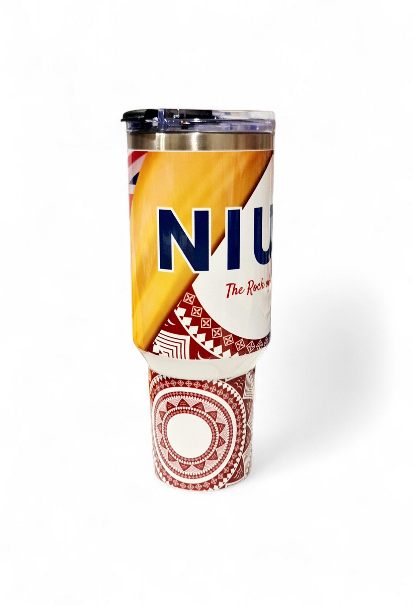 NIUE THE ROCK OF MY HEART - 1.2Litre/40oz Stainless Steel Tumbler with Handle