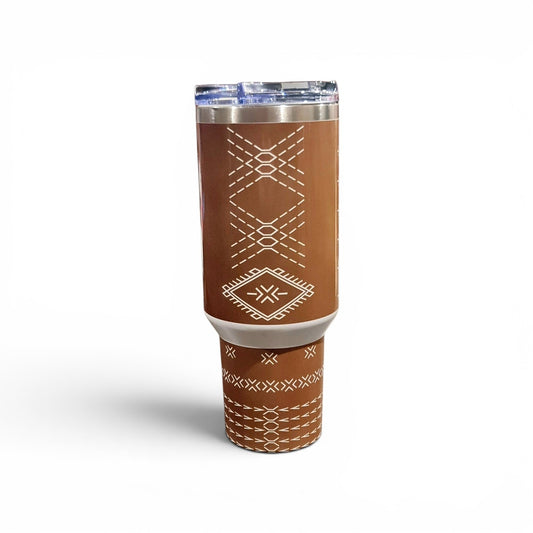MALU SISTER - 1.2Litre/40oz Stainless Steel Tumbler with Handle