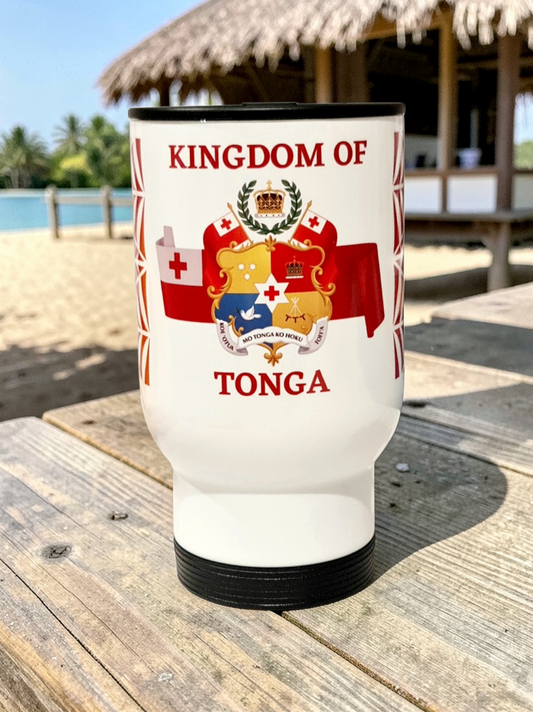 KINGDOM OF TONGA - 440ml/15oz Stainless Steel Travel Mug