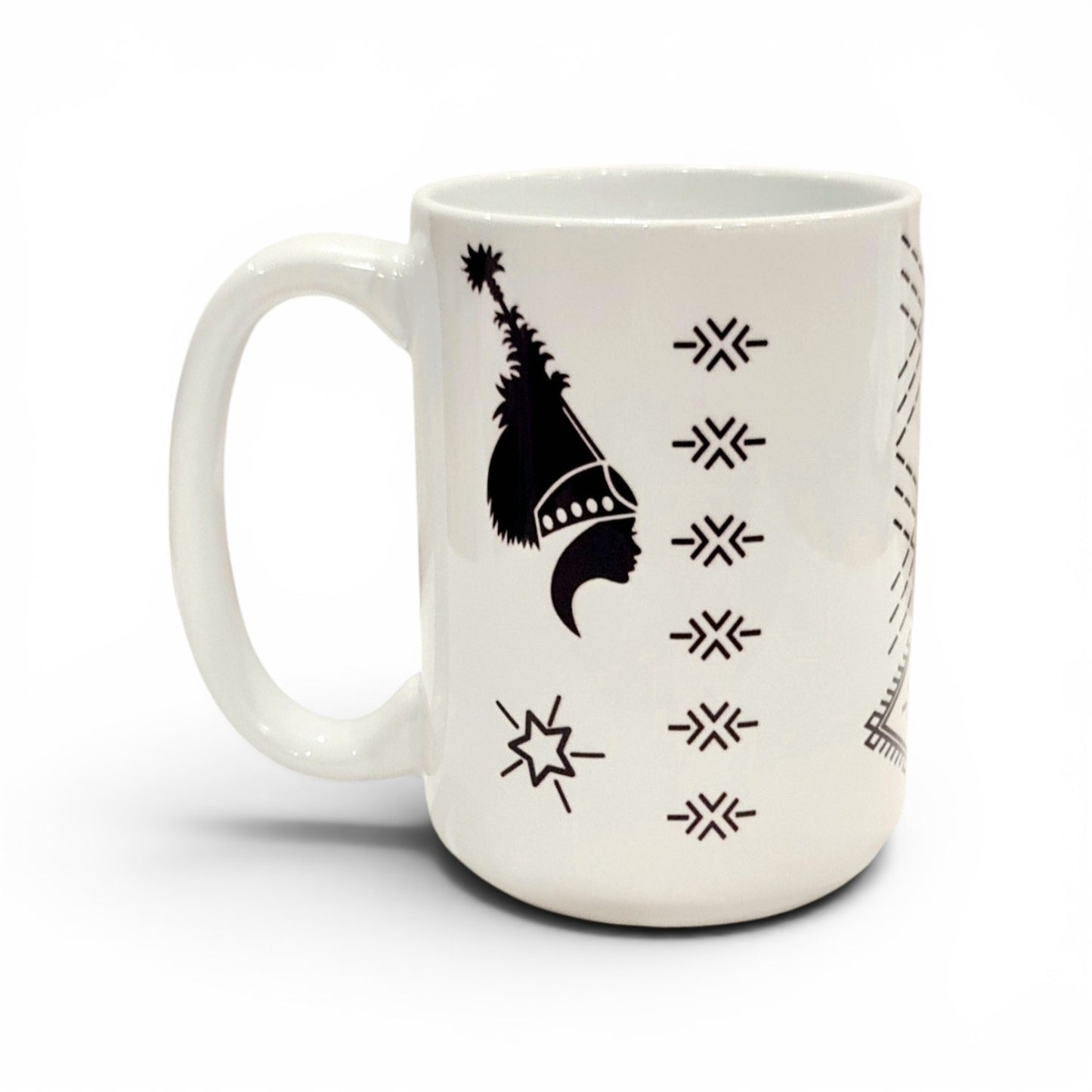 MALU - 15oz/440ml White Ceramic Mug