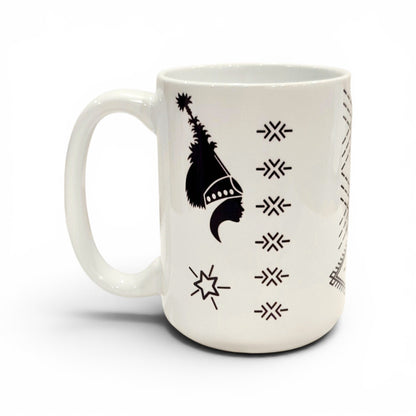 MALU - 15oz/440ml White Ceramic Mug