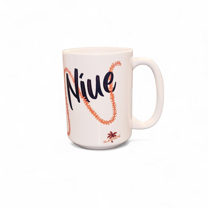 I LOVE NIUE - 15oz/440ml White Ceramic Mug