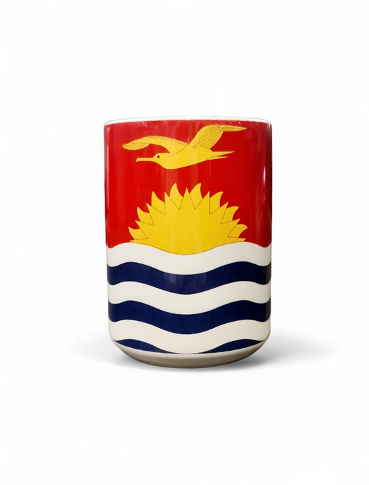 KIRIBATI FLAG - 15oz/440ml White Ceramic Mug