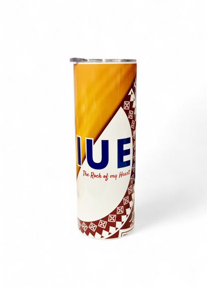 NIUE THE ROCK OF MY HEART - 600ml/20oz Stainless Steel Tumbler