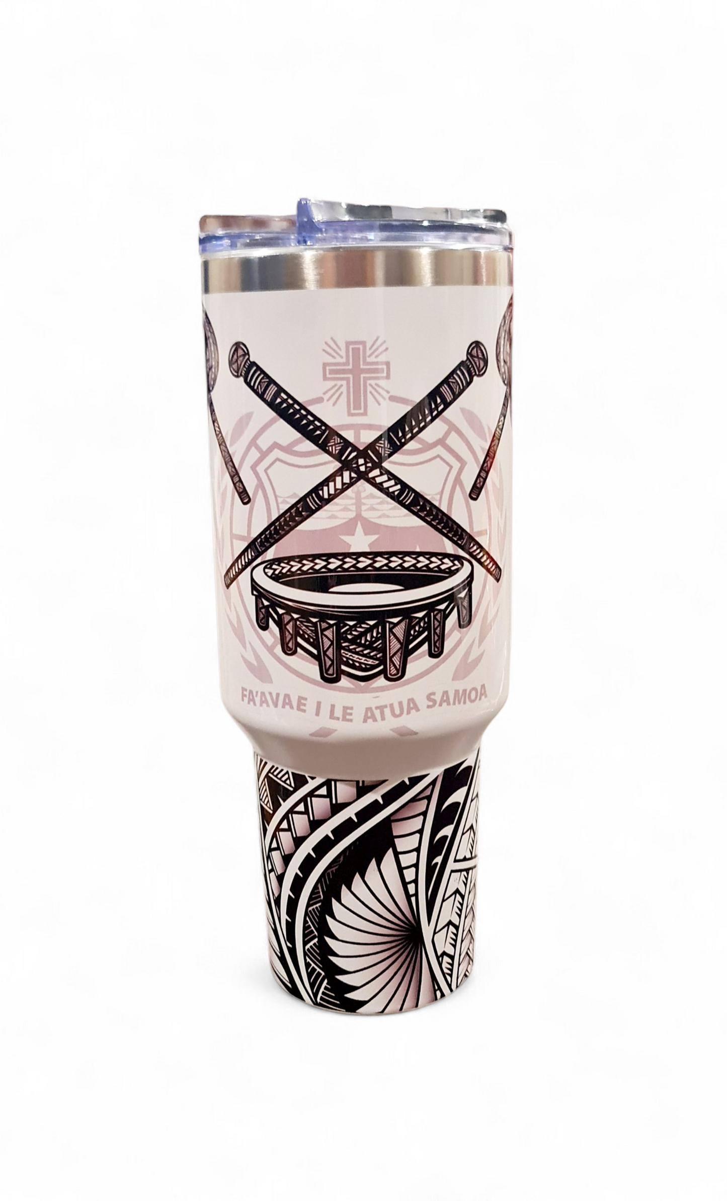 FA'AVAE I LE ATUA - 1.2Litre Stainless Steel Tumbler with Handle