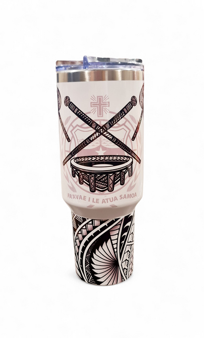 FA'AVAE I LE ATUA - 1.2Litre Stainless Steel Tumbler with Handle