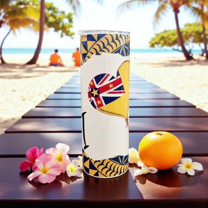 I LOVE NIUE - 600ml/20oz Stainless Steel Tumbler