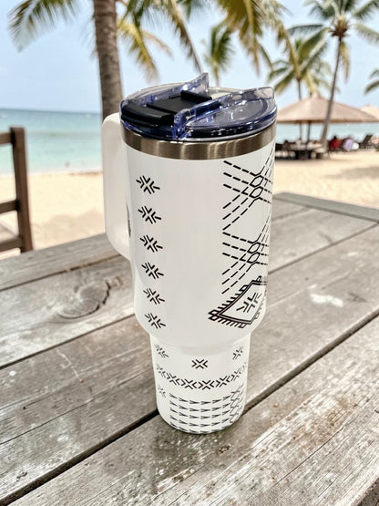 MALU - 1.2Litre/40oz Stainless Steel Tumbler with Handle