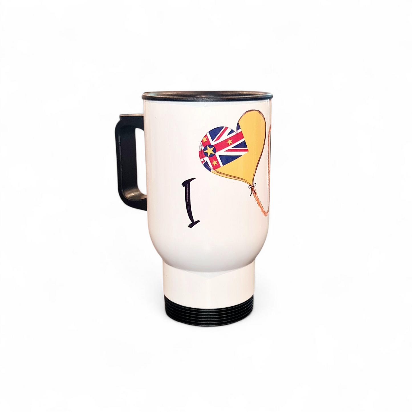 I LOVE NIUE - 15oz/440ml Stainless Steel Travel Mug