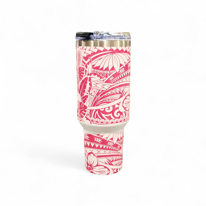 PACIFIC JEWEL - 1.2Litre/40oz Stainless Steel Tumbler with Handle