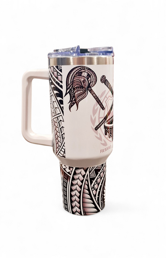 FA'AVAE I LE ATUA - 1.2Litre Stainless Steel Tumbler with Handle