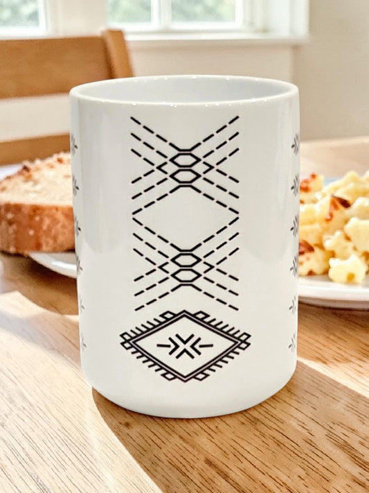 MALU - 15oz/440ml White Ceramic Mug