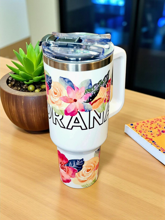 KIA ORANA - 1.2 Litre/40oz Stainless Steel Tumbler with handle